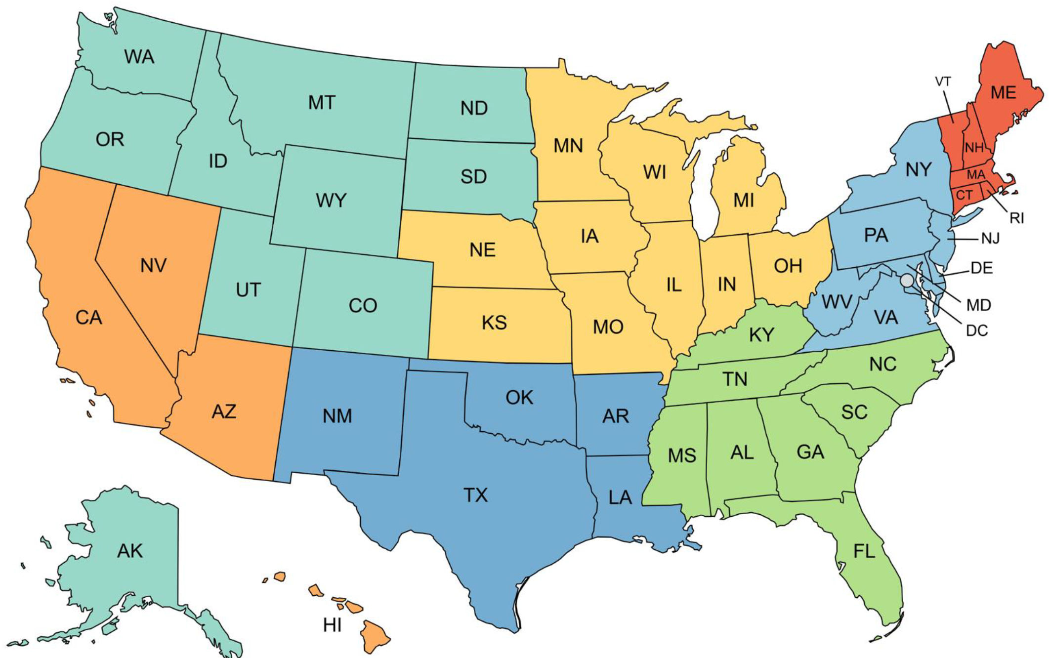 Regional Meeting Map